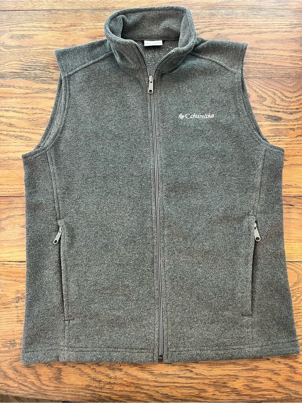 Columbia Gray Fleece Vest